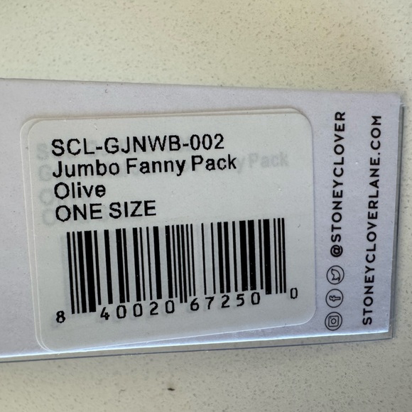 *NWT* Stoney Clover Lane Jumbo Fanny Olive Belt Bag - Picture 6 of 9